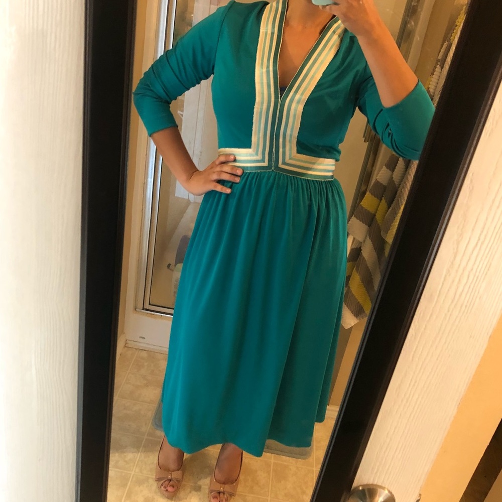 Vintage 70’s Victor Costa Dress